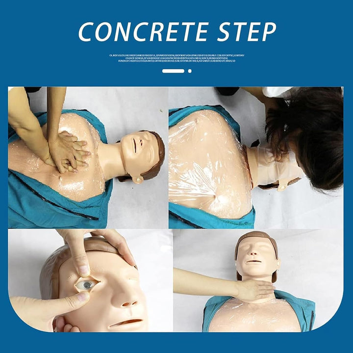 CPR Manikins CPR Dummy Full Body CPR Manikin Adult Training Manikin Kit for Doctor Nursing Training Medical Teaching