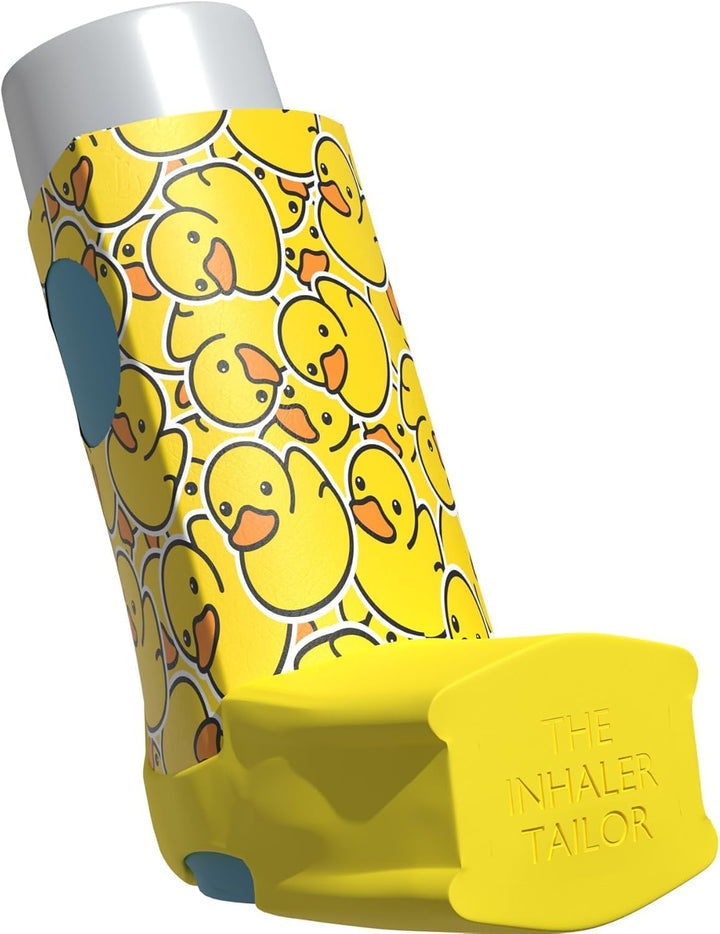 Cover for Ventolin and Shorter Style Inhalers in over 30 Designs – Vegan Leather Case for Kids and Adults - Urban Art Designs (Stitched with Love, Shorter Style)