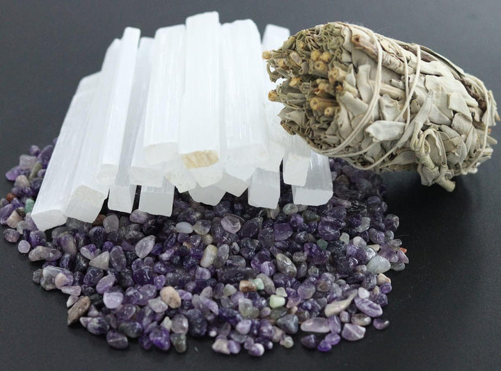 12 Pcs 4" Selenite Sticks Large Selenite Crystal Wands White Raw Rough Crystals Bulk for Healing Reiki Wiccan Witchcraft Supplies Protection Crystals