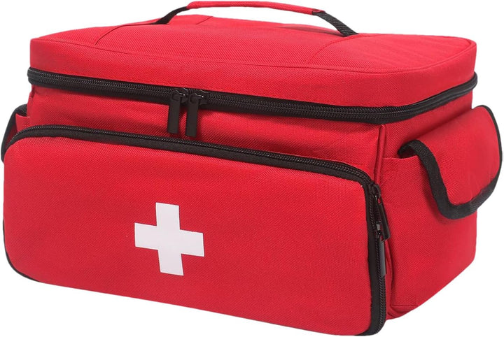 Doctor'S Bag, Health Bag for Home - Portable Nursing Work Bag, Empty Nurse Bag for Home, Portable Pill Bottle Storage Bag for Home Visits, Hospital Spra, Black, See Description, See Description