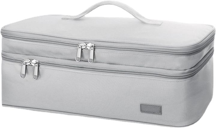 40 * 15 * 14Cm Double Layer Hair Dryer Storage Bag - Hair Straightener Travel Case, Dryer and Straightener Storage Bag, Styler Travel, Styler Storage, Pink