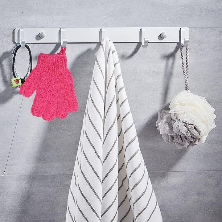 8 PCS Exfoliating Gloves, Bamboo Exfoliator Mitt, Body Exfoliating Wash Glove Dead Skin Remover Shower Body Scrub Gloves for Adults and Kids, Ingrown(Blue, White, Pink, Orange)