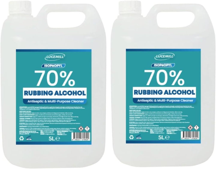 70% Rubbing Alcohol | 1 Litre | Super Strength IPA Surface Sanitiser | 70% Isopropyl Alcohol | Clear Liquid