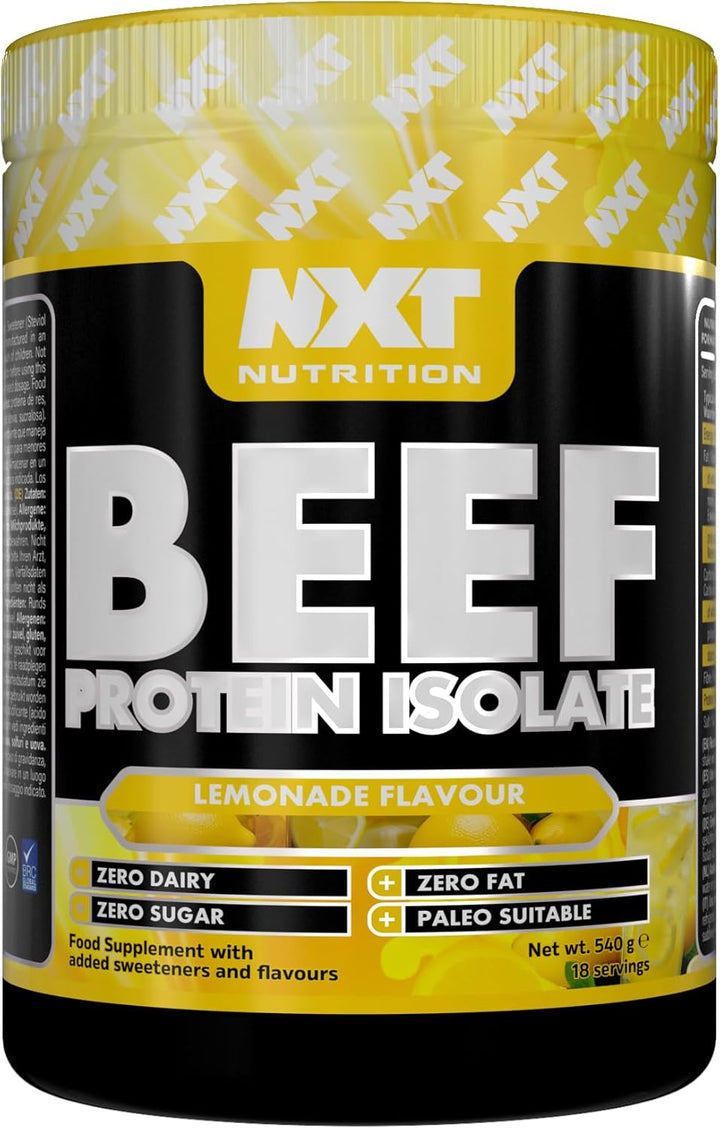 NXT Beef Protein Isolate 540G - High Protein Powder in Natural Amino Acids - Paleo, Keto Friendly - Dairy and Gluten Free | 540G (Pineapple)