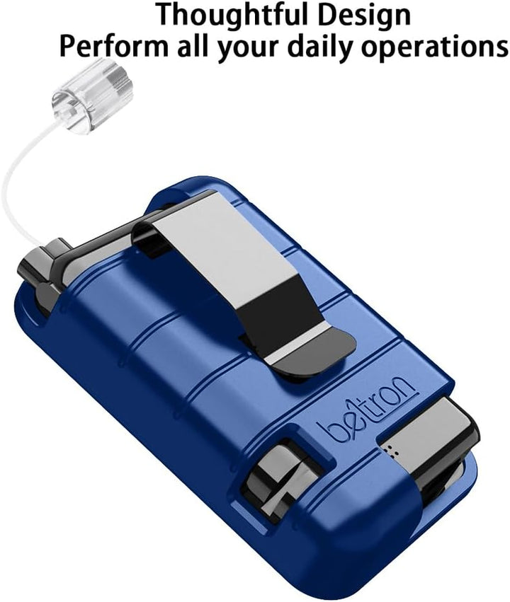 Protective Case for Tandem T:Slim X2 Pump with Built-In Metal Belt Clip (Strong & Durable Case for Tandem Diabetes Care Tslim X2 Insulin Pump) - Blue