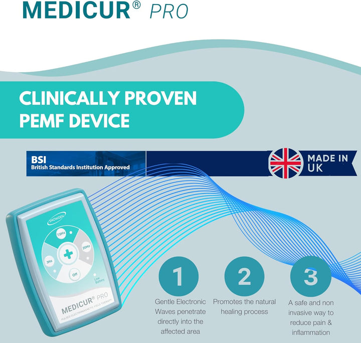 Pro - Pulsed Electro Magnetic Field Therapy (PEMF) Device for Natural Pain Relief - Advanced Electromagnetic Therapy for Men and Women by Snowden
