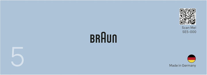 Silk-Épil 5, Epilator for Easy Hair Removal, Wet & Dry, Lasting Smooth Skin, 5-000, White/Flamingo with EU Plug