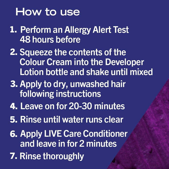 Schwarzkopf  Urban Metallics Vibrant, Long Lasting, Permanent Purple Hair Dye, Infused with Coconut Oil for Shiny Hair - Amethyst Chrome U69