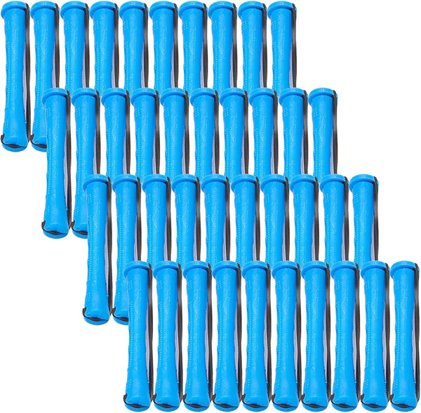 40PCS Perm Kit,Perm Rods,Curling Rods - Pin up Perm Kit - Suitable for Long and Short Hair - for Both Men and Women (Blue)