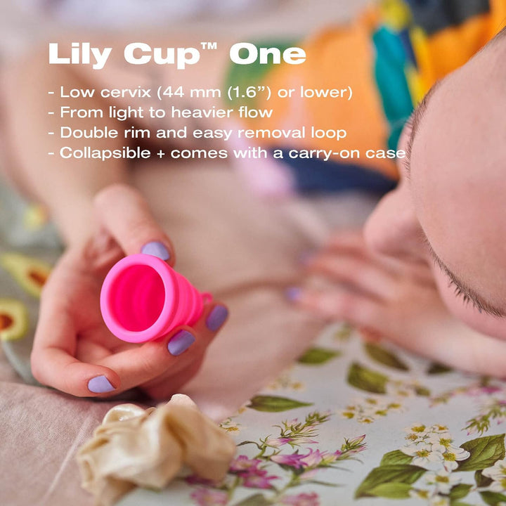 Lily Cup One - the Collapsible Menstrual Cup for Beginners, Period Cup for Teens