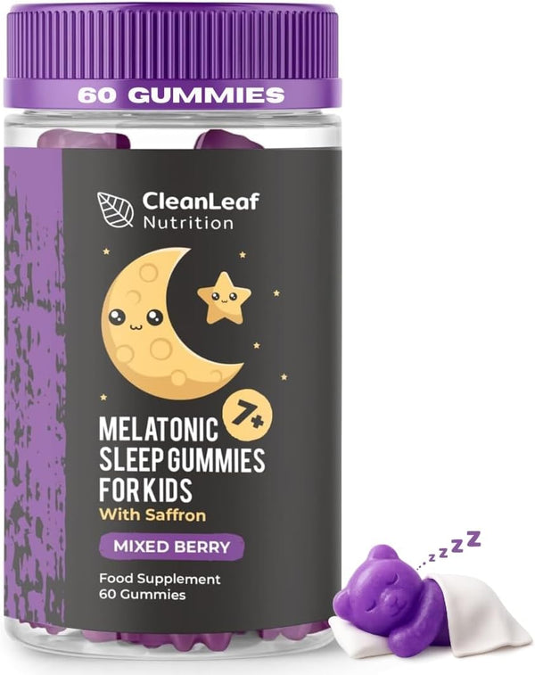 Natural Sleep Support Gummies for Kids - Melatonic Formula for Restful Nights, Childrens Sleep Gummies Promoting Natural Melatonin Production, Promotes Healthy Sleep Patterns, 60 Count