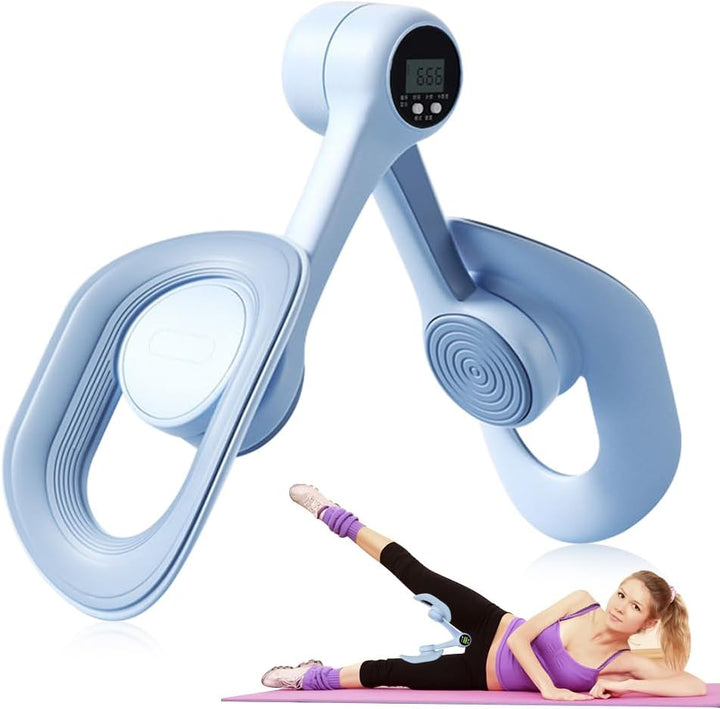 Pelvic Floor Trainer for Women with Counter , Inner Thigh Muscle Master Exercise Devices, Pelvic Floor Strengthener Workout Exerciser Equipment for Home Use
