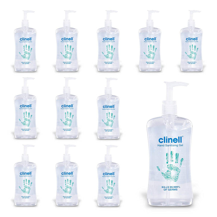 GCIHS500 Hand Sanitiser Gel - Dermotologically Tested, Kills 99.99% of Germs, Quick and Kind to Skin, No Stickiness - 500Ml Bottle