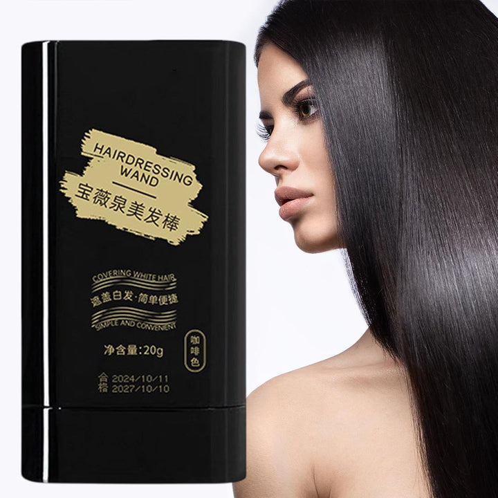 Safe and Convenient Comb Hair Dye, Upgraded Waterproof and Sweat Proof Hair Dye Stick, Ha-Ir D-Ye Concealer for Instant Gray Hairs Coverage, Portable Black D-Ye with Comb Applicator for Men Women