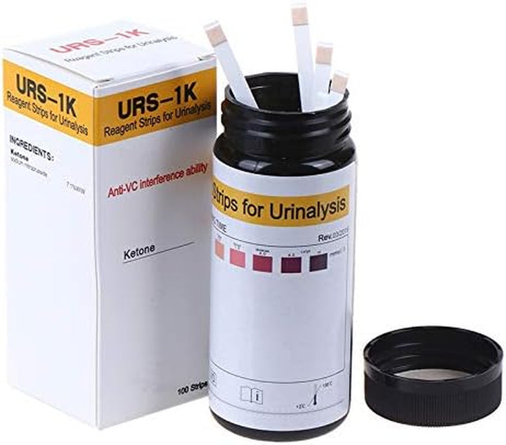 100Pcs/Bottle Ketone Strips Home Ketosis Urine Weight Lose Analysis Strips