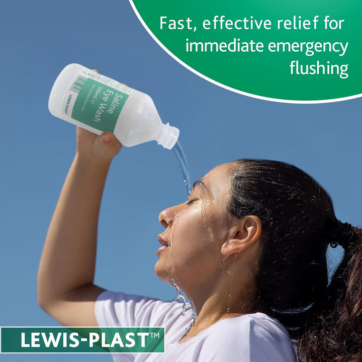 Saline Eye Wash Solution, 500Ml Bottle for Safe and Effective Eye Care