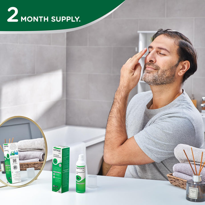 Tea Tree Oil Eyelid Cleansing Gel for Daily Hygiene - Suitable for Dry Eyes, Blepharitis & Styes - Preservative Free (50 Ml (Pack of 1))