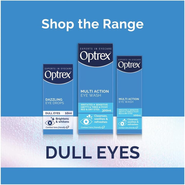 Eyedew, Dazzling Eye Drops, 10Ml Each (Pack of 3, 30Ml) Brightens Eyes, Instant Results