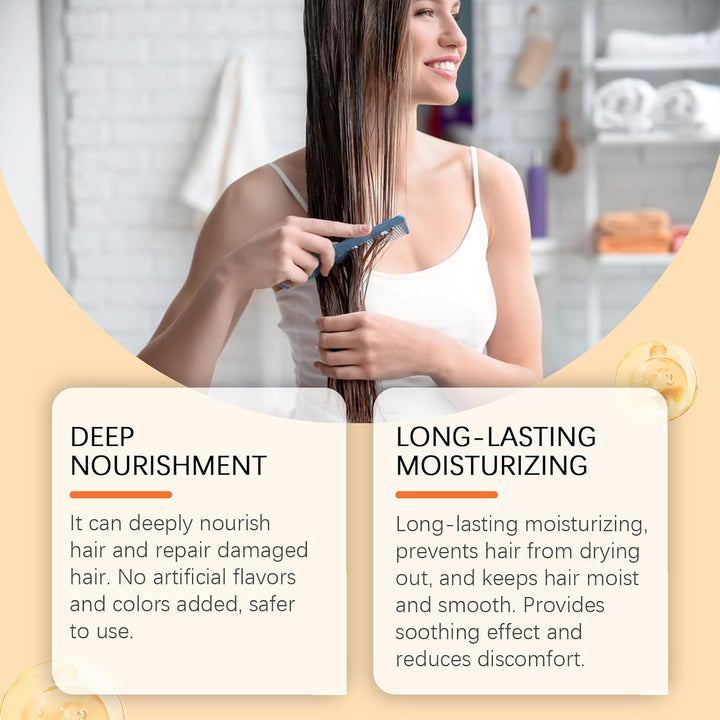 Collagen Conditioner, Deep Conditioning Hair Mask, Moisturizing and Nourishing the Scalp, Anti-Frizz Repair