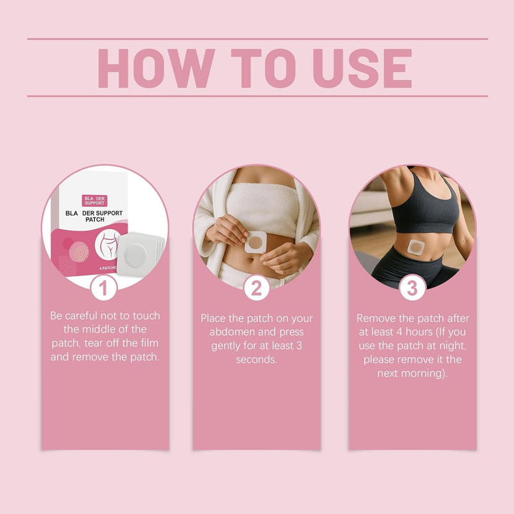 6PCS Bla/Dder Control Patches, Bla/Dder Health & Uri/Ne Leak/Age Support for Men & Women, Skin-Soothing & Breathable Design for Uri/Nate Relief, Nourishing Bla/Dder Control Patch, Bla/Dder Support