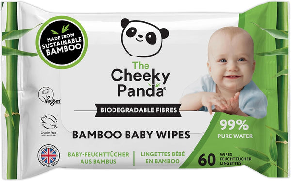 Bamboo Biodegradable Baby Wipes | 99% Purified Water, Suitable for Sensitive Skin | Dermatologically Tested