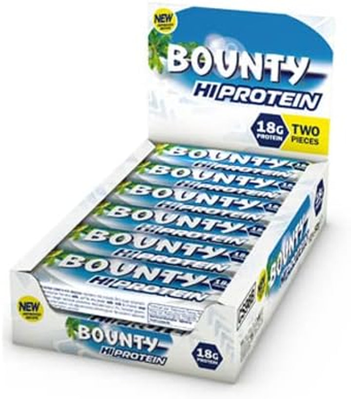 - Hi Protein Bars | 12 X 52G Pack, High Protein Energy Snack with Milk Chocolate and Coconut, 18G of Protein per Bar