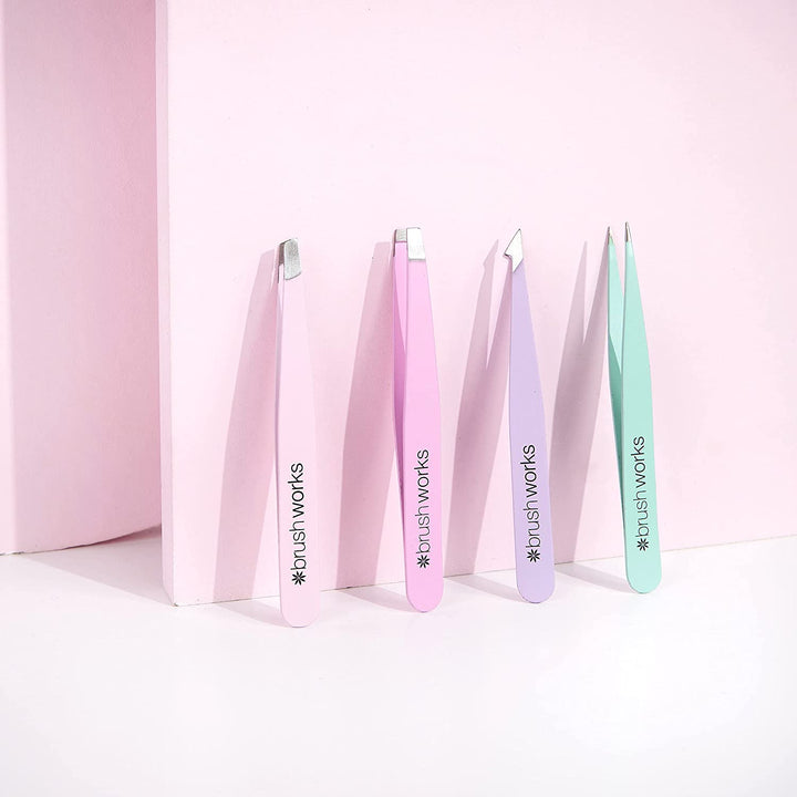 HD 4 Piece Combination Tweezer Set - Pastels