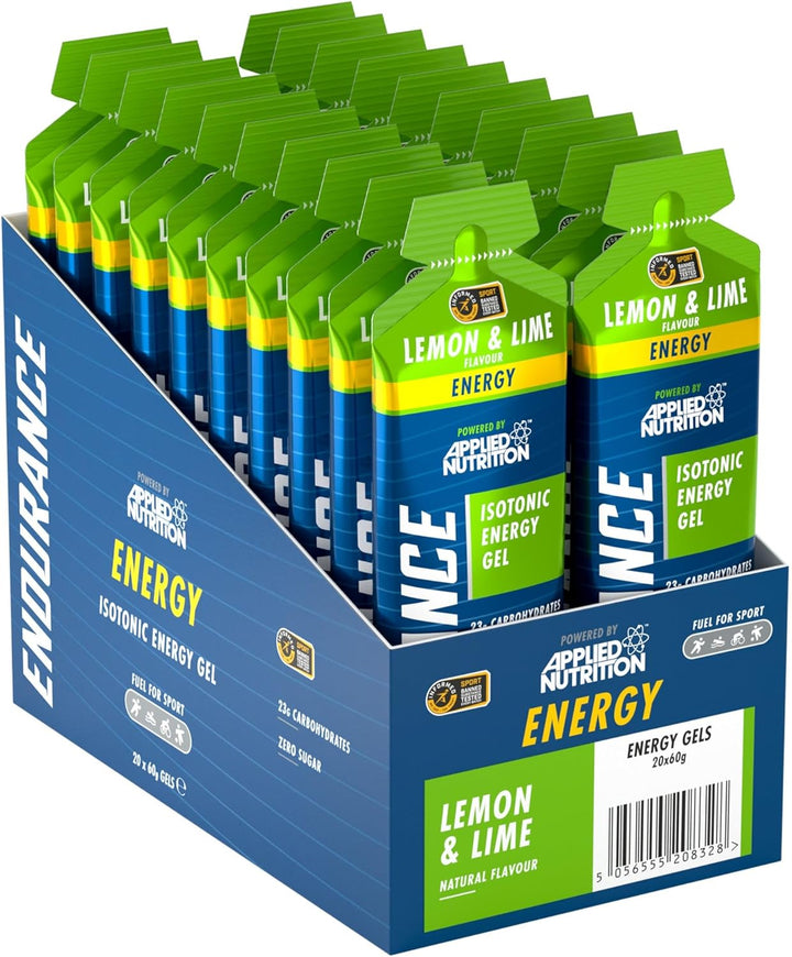 ISOTONIC | Caffeine Free Energy Gels | Performance-Enhancing Formula | Zero Fat Zero Sugar | 23G Carbohydrates (Pack of 6 X 60G) (Variety Pack)
