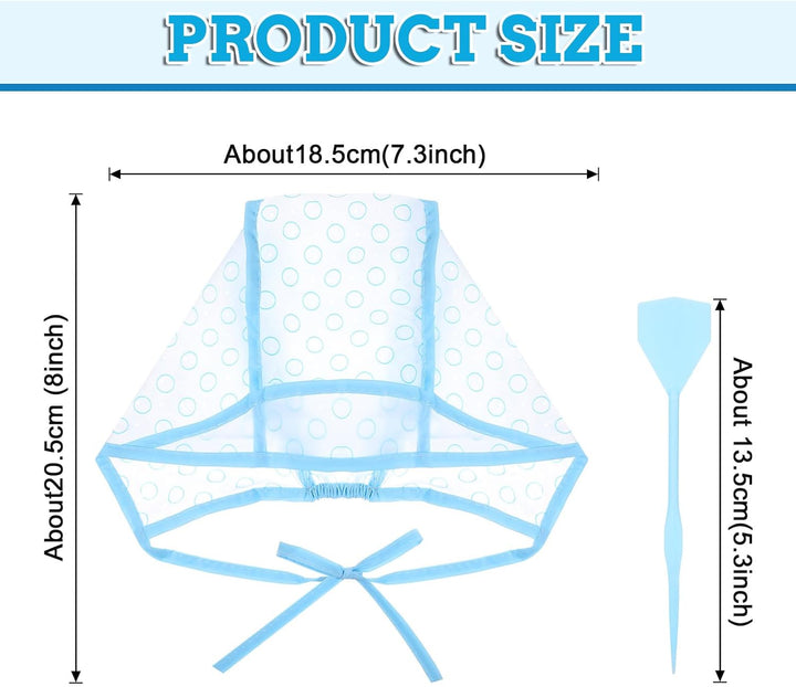 3PCS Highlight Cap, Highlight Kit Streaking Highlighting Cap with Holes for Salon Hair Dyeing Hairdressing and DIY Dyeing Hair