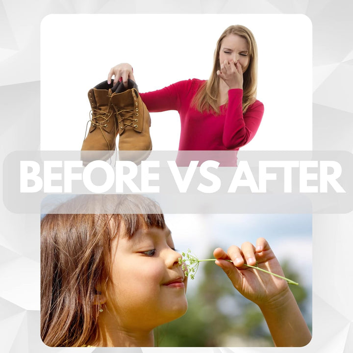 Odour Buster Shoe Deodoriser Spray - Eliminates Trainer & Shoe Odours - Perfect for Football Boots & Smelly Shoes - anti Odour Freshener