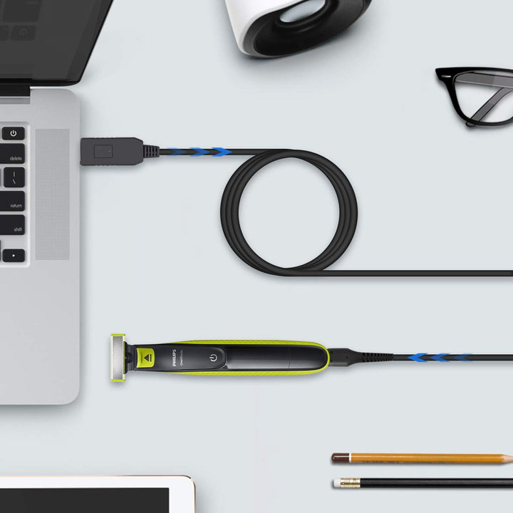 Charger for Philips One Blade QP2520, 4.3V USB Charging Cable A00390 Replacement Charger Cord for Philips Norelco One Blade QP2520, QP2620