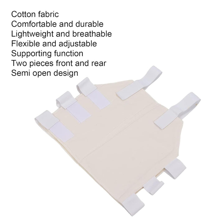 Broken Rib Brace, Chest Sternum Protector Support Brace Breathable Chest Wrap Belt for Men and Women Broken Fractured, Dislocated Cracked Ribs Open Heart Surgery Recovery