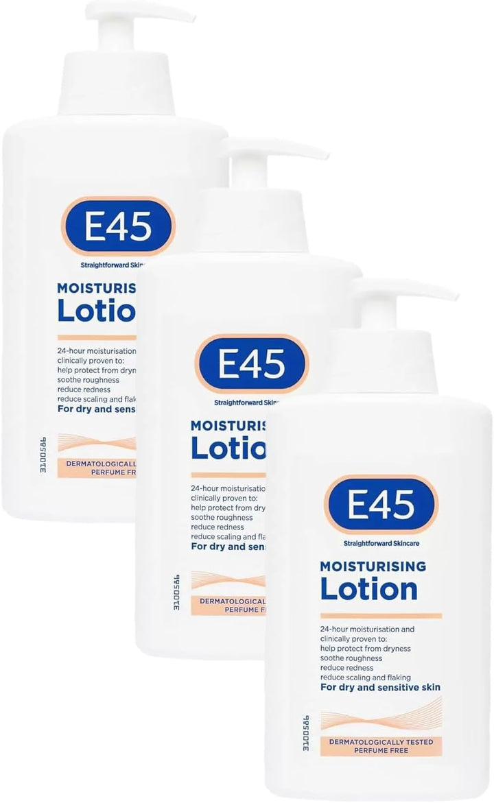 Moisturising Lotion 500 Ml for Dry & Sensitive Skin - Long-Lasting Hydration Protect from Dryness, Reduce Redness - Dermatological Body Moisturiser Lotion - Body Lotion - Daily Moisturiser