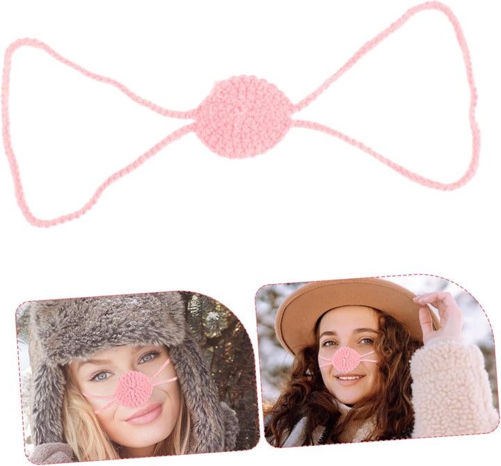 Knitted Nose Warmer for Winter Outdoor Activities Soft Nose Cover Mask for Men Women Cold Weather Protection for Skiing and Snowboarding