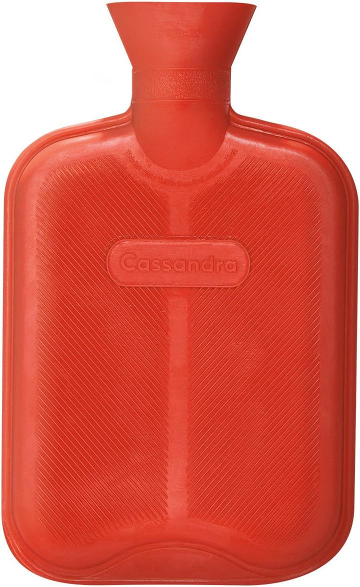 Hot Water Bottle, Ribbed Surface Both Sides, 1.8 Litre, 5 Year  Guarantee, Colour Received Varies