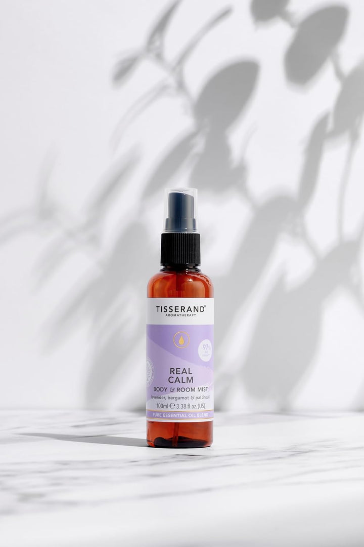 Aromatherapy - Real Calm Moodfix Mist - 100% Pure Essential Oil - Lavender, Bergamot, and Patchouli - Calming Aromatherapy - 100Ml