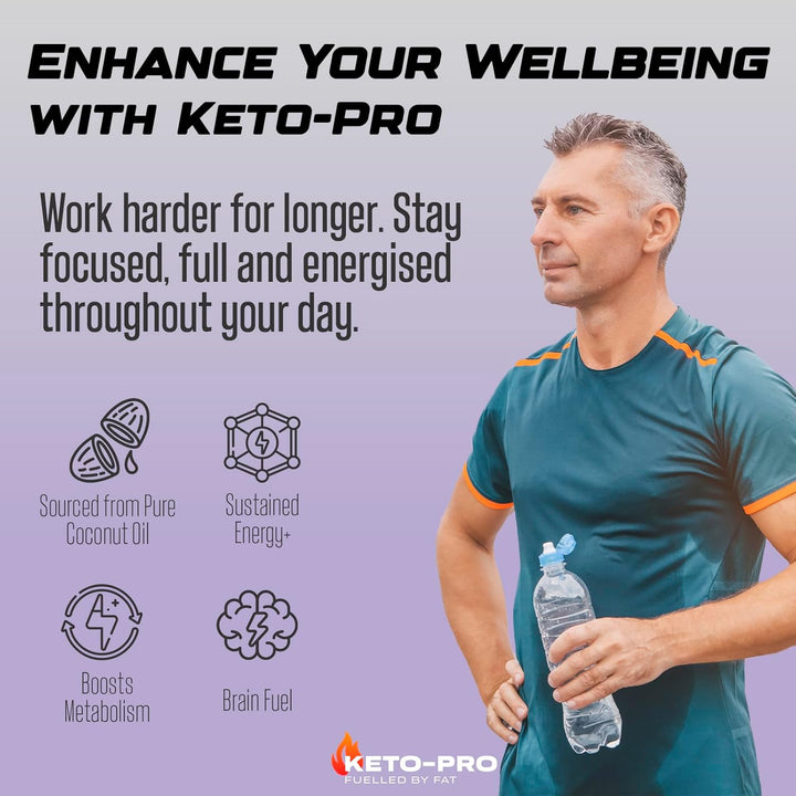 Keto-Pro MCT Powder 250G | Most Ketogenic of All Mct'S | Purest, Premium C8 Keto Creamer Ideal in Coffee | Suitable for Paleo & Vegan Diets | Gluten & Palm Oil Free | Pure Caprylic Acid