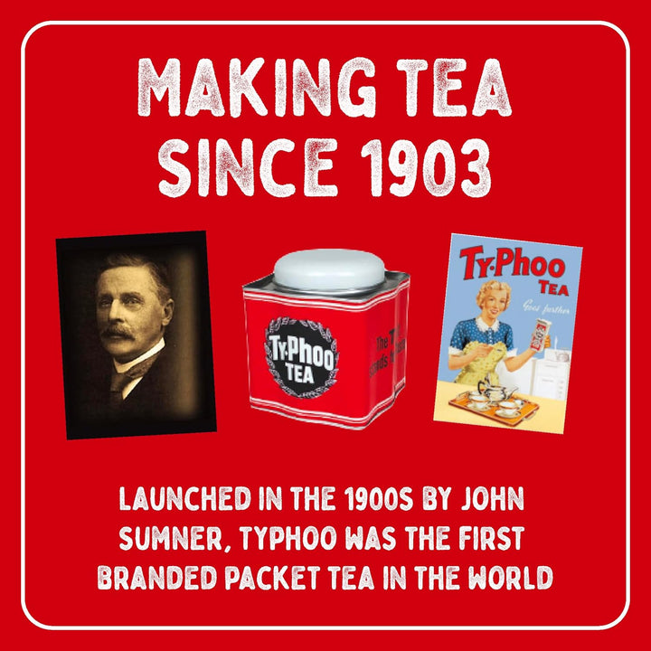 Typhoo QT • Instant One Cup Tea with Whitener • 12 X 125G Tub • Makes up to 60 Cups of Instant Tea • Creamy, Sweet & Convenient • Just Add Hot Water • No Teabags or Milk Needed