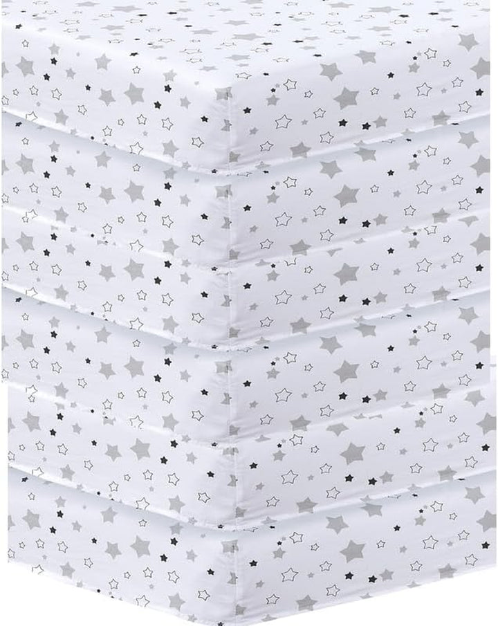 2 X Cot Bed Fitted Sheets, 60 X 120 Cm Easy Care Fine Quality Breathable Polycotton Cot Sheet (Sleeping Teddy-60 X 120Cm)