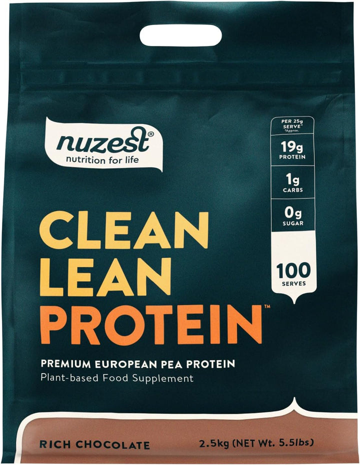 Vegan Protein Powders by  - Clean Lean Protein - Smooth Vanilla - Plant Based Pea Protein Shake - Low Calorie & Low Carb - Gluten Free - Dairy Free - 500G (20 Servings)