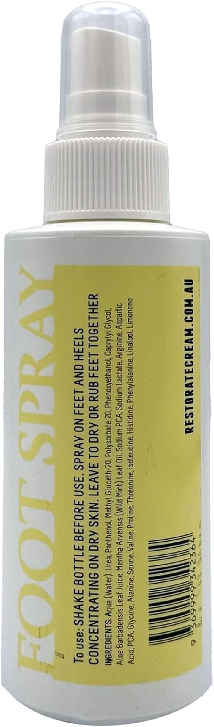 Intensive Foot Spray 113Ml - No-Touch & Non Greasy Application - Podiatrist-Designed Luxury Cracked Heel & Callus Repair - Contains 25% Urea, Vit B5 & Aloe Vera