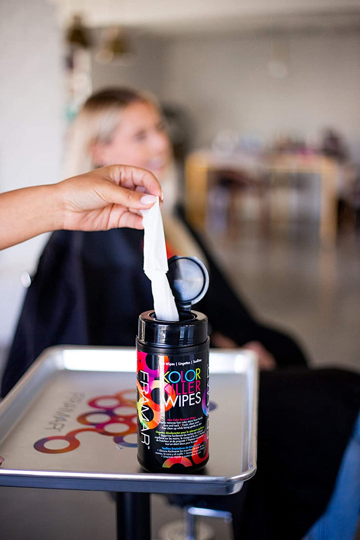 Professional Hair Colour Remover – 100 Wipes for Dye & Bleach Removal Hair Color Remover, Dye Remover Hair Dye Permanent