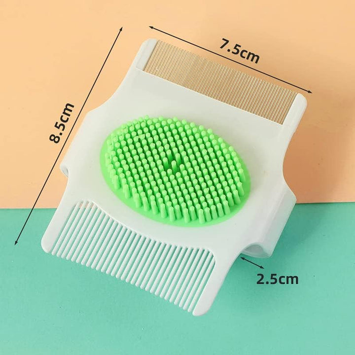 Cradle Cap Brush and Comb, Cradle Cap Brush, Baby Cradle Cap Brush, Baby Scalp Brush, Cradle Cap Brush for Newborns, Toddler Scrubbers Exfoliator Brush Help Gently Massage Care Scalp