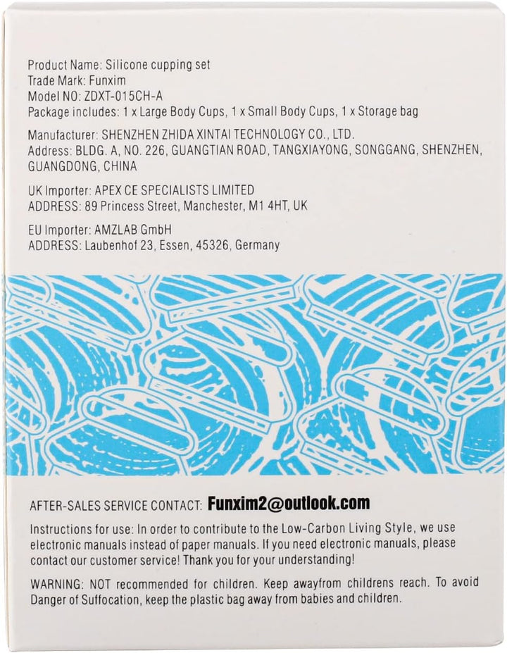 Silicone Cupping Therapy Set, anti Cellulite Cup, Vacuum Massage Cup Kit Body Cup Set Health Beauty Care, 2 Pcs (Large & Medium) with Gift Bag