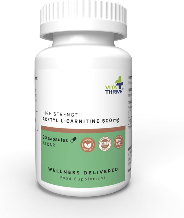 Vitathrive® Acetyl L Carnitine 500Mg – 90 Capsules