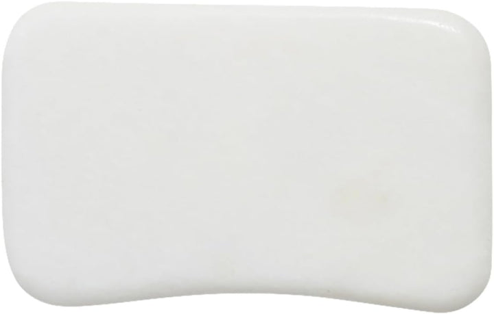 Natural Jade Gua Sha Scraping Massage Tool for Spa Use Smooth White Jade Stone Scraping Board for Face and Body Massage Skin Care Therapy Anti-Static and Comfortable