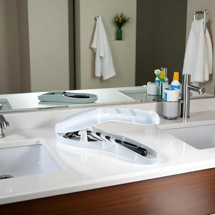 Transparent Razor Storage Box Razor Travel for Gillette Men'S Razor Case Dustproof Waterproof Cartridge Box Travel Case Razor Kitchen Storage and Organisation