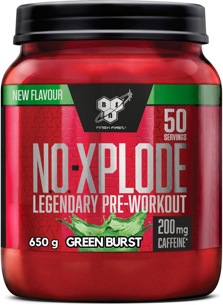 Nutrition N.O.-Xplode Pre Workout Powder Food Supplement, Energy and Focus Support with Caffeine, Amino Acids, Vitamin C and Zinc, Purple Power Flavour, 30 Servings, 390G (Packing May Vary)