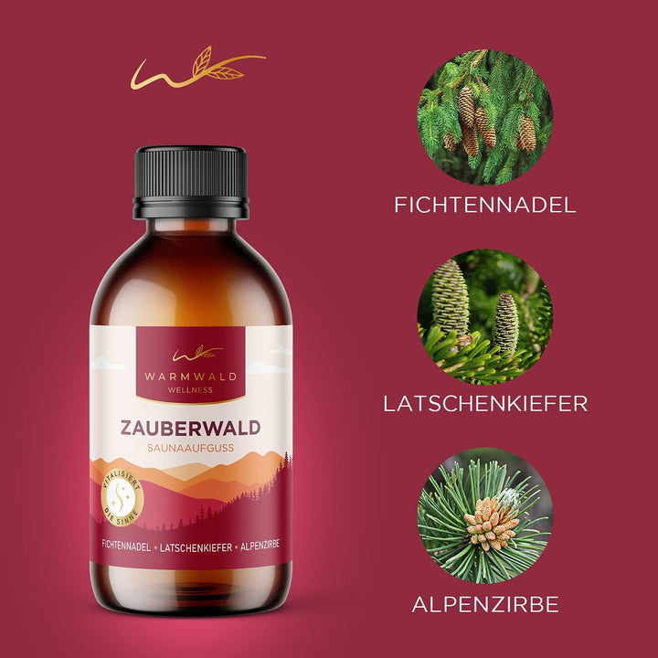 Sauna Infusion - Sauna Infusion with Natural Essential Oils - Sauna Oil - Sauna Fragrance (Enchanted Forest)