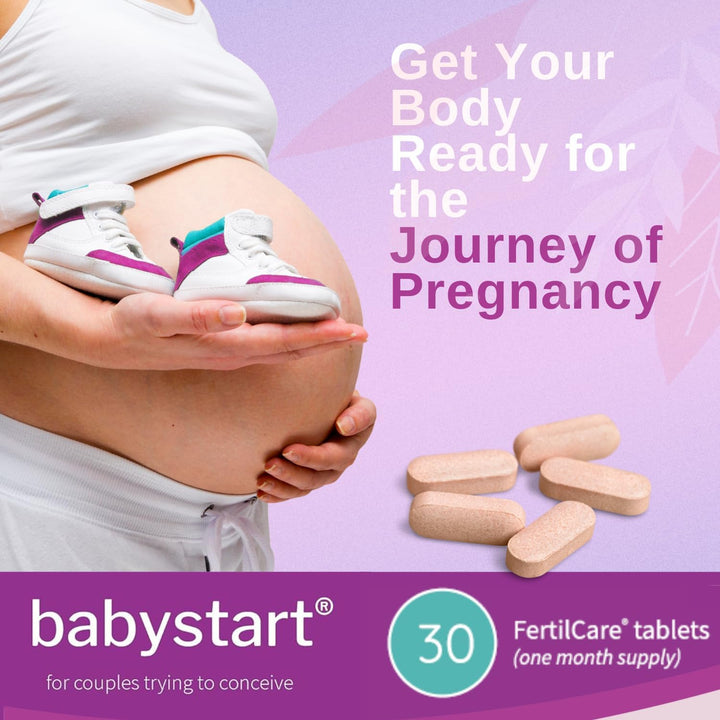 Fertility Supplements for Women - Fertilcare 30 Tablets, 1 Month Supply, Prenatal Vitamins and Minerals Including Folic Acid, Vitamins B, C, D, E for Conception and Nutritional Support